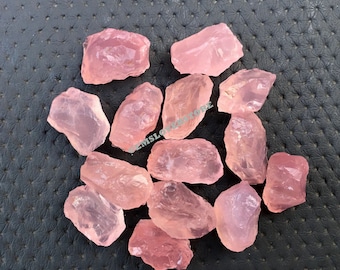 5 AAA Grade Rose Quartz Rough Chunks (20-30 MM)