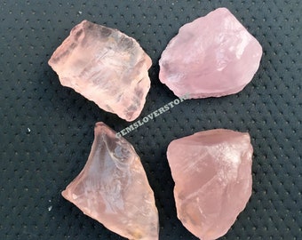 Raw Rose Quartz: Natural Pink Crystal (50-60 MM)