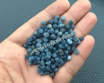 20 Pieces Tiny Sapphire 2-4 MM Raw, Natural Blue Sapphire Raw Rough Gemstone, Blue Sapphire Raw Stone, Semi Precious Gemstone Sapphire Rough