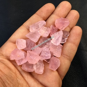 10 Stück natürliches Pink Rough, Größe 12- 16 MM Super Qualität Rosenquarz Edelstein Rough, rosa Rosenquarz Kristalle Raw, Healing Crystal Stones