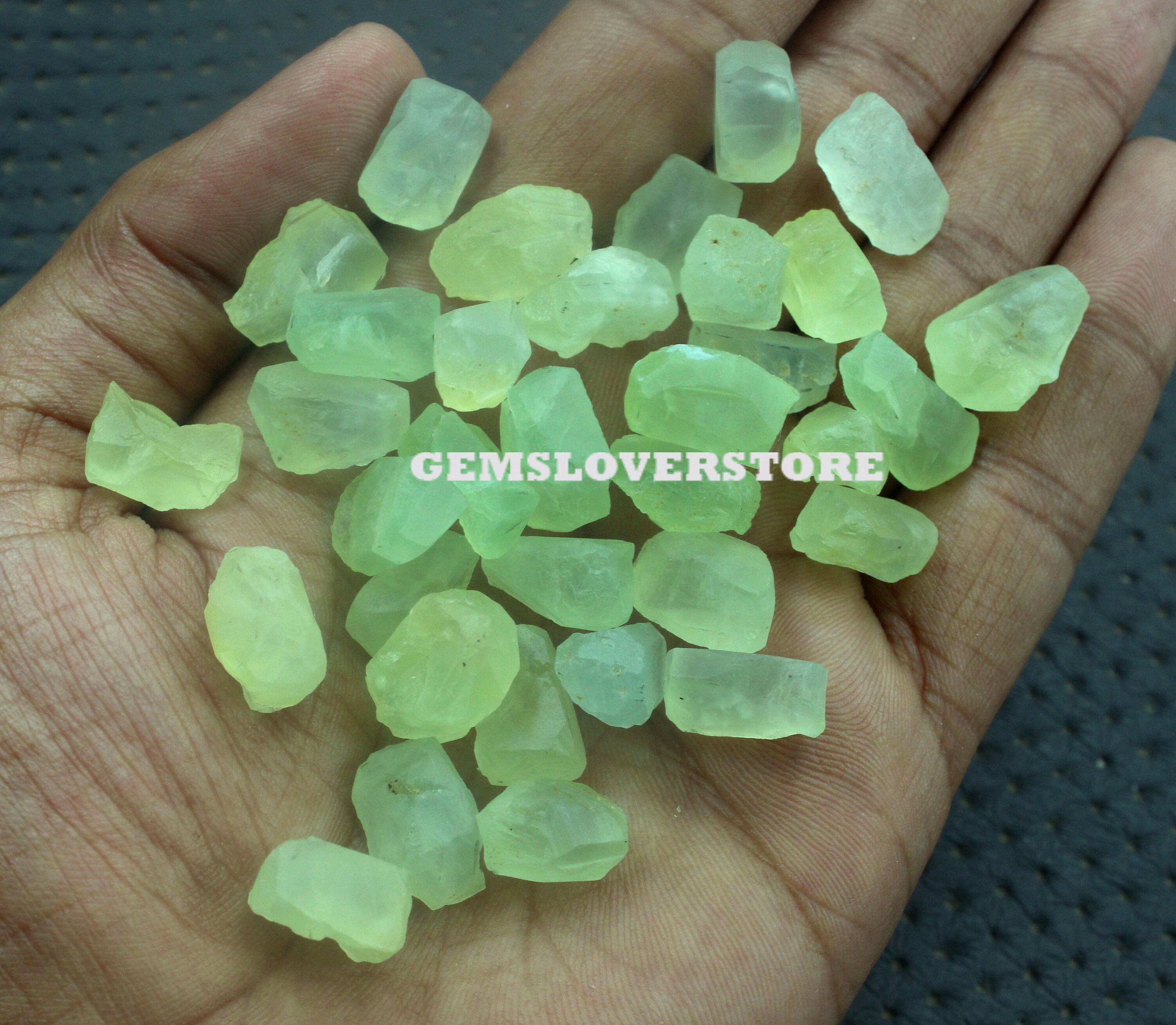 プレナイト原石25個：天然原石（14～16mm） - Etsy 日本