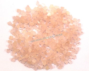 50 AAA Grade Natural Morganite Rough Stones: Pink Jewelry Making (2-4 MM)