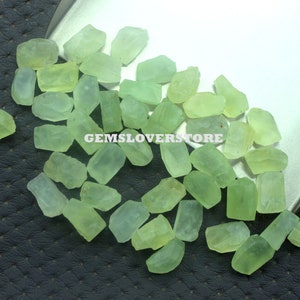 25 Pieces 100% Natural Rough Prehnite 14-16 MM Raw  Healing Stone Natural Prehnite Gemstone Loose Gemstone Rough Semi Precious Rough Jewelry