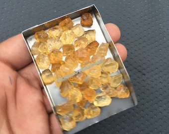 10 Pieces Natural Citrine Loose Rough Size 12-14 MM Citrine Cluster Raw Healing crystal stones,Rough citrine For Jewelry Making Wholesale
