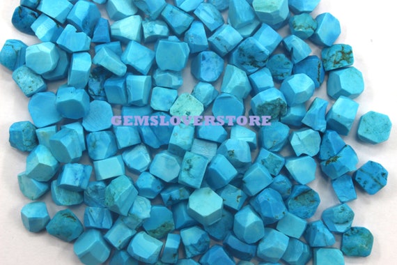 Great Quality Blue Turquoise Birthstone Loose Gemstones 5-8mm