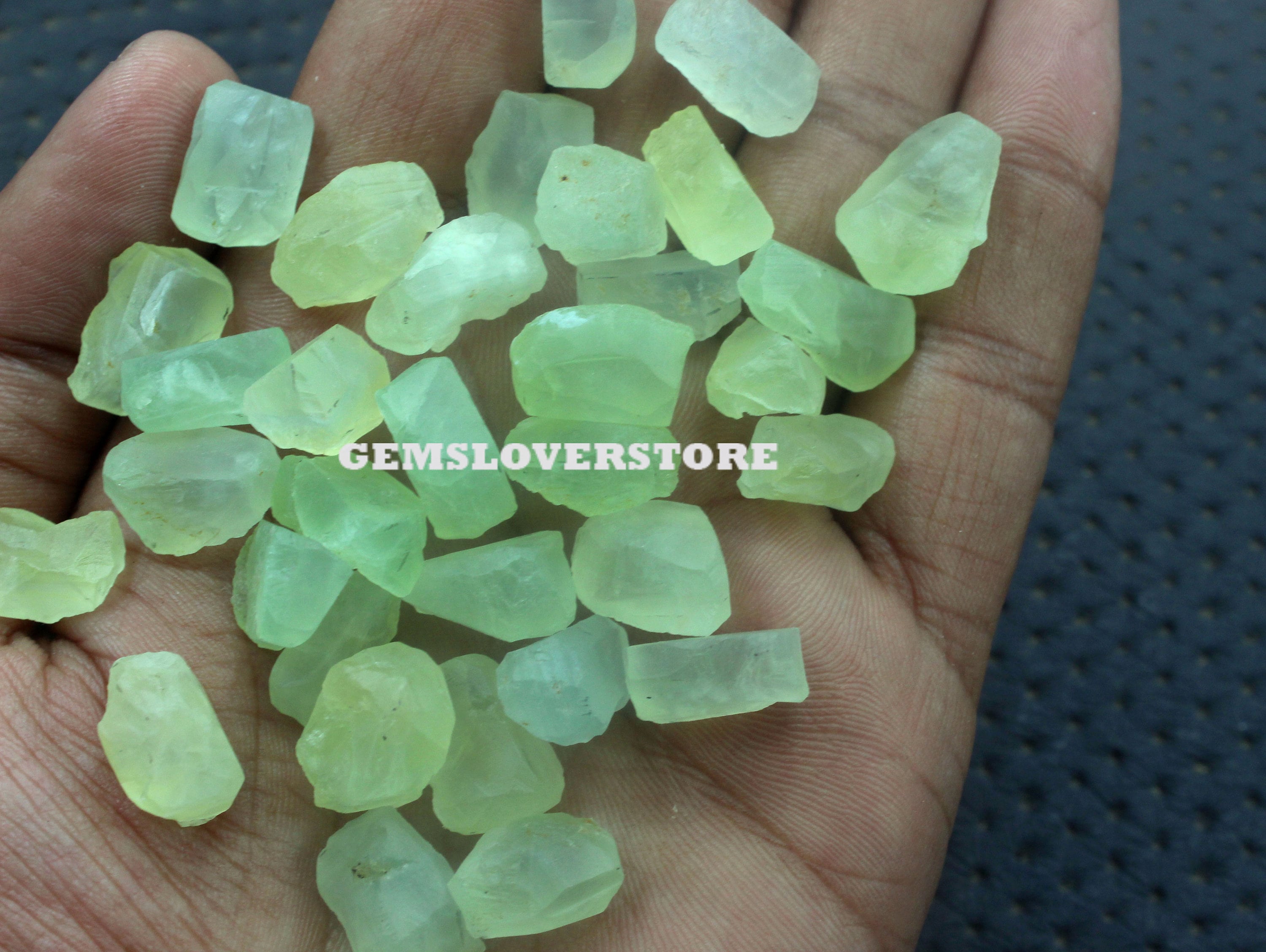 プレナイト原石25個：天然原石（14～16mm） - Etsy 日本