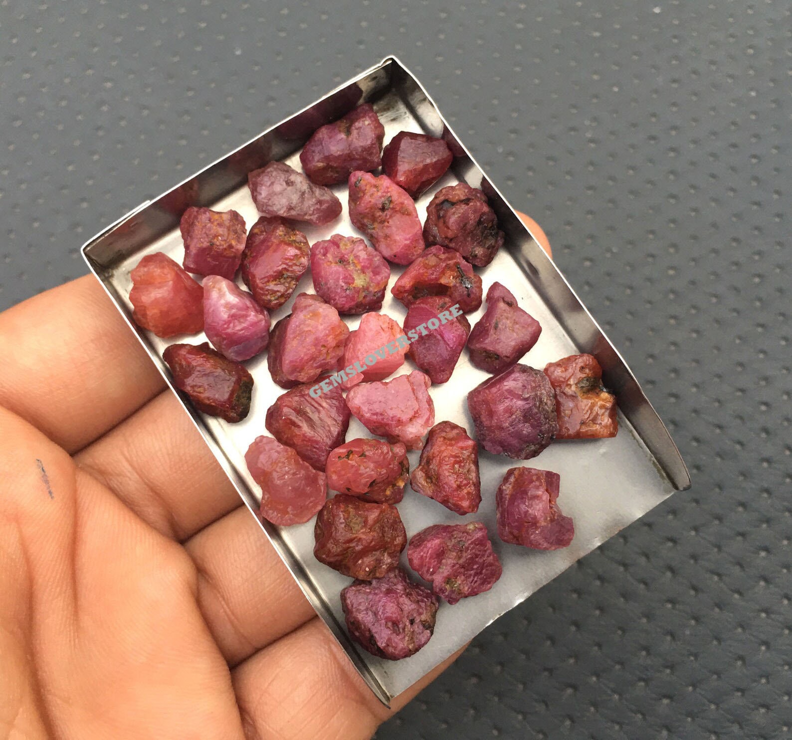 Rew Pink 10 Raw Pink Sapphire Gemstones: Natural Rough Crystals (10-12 MM) - Etsy