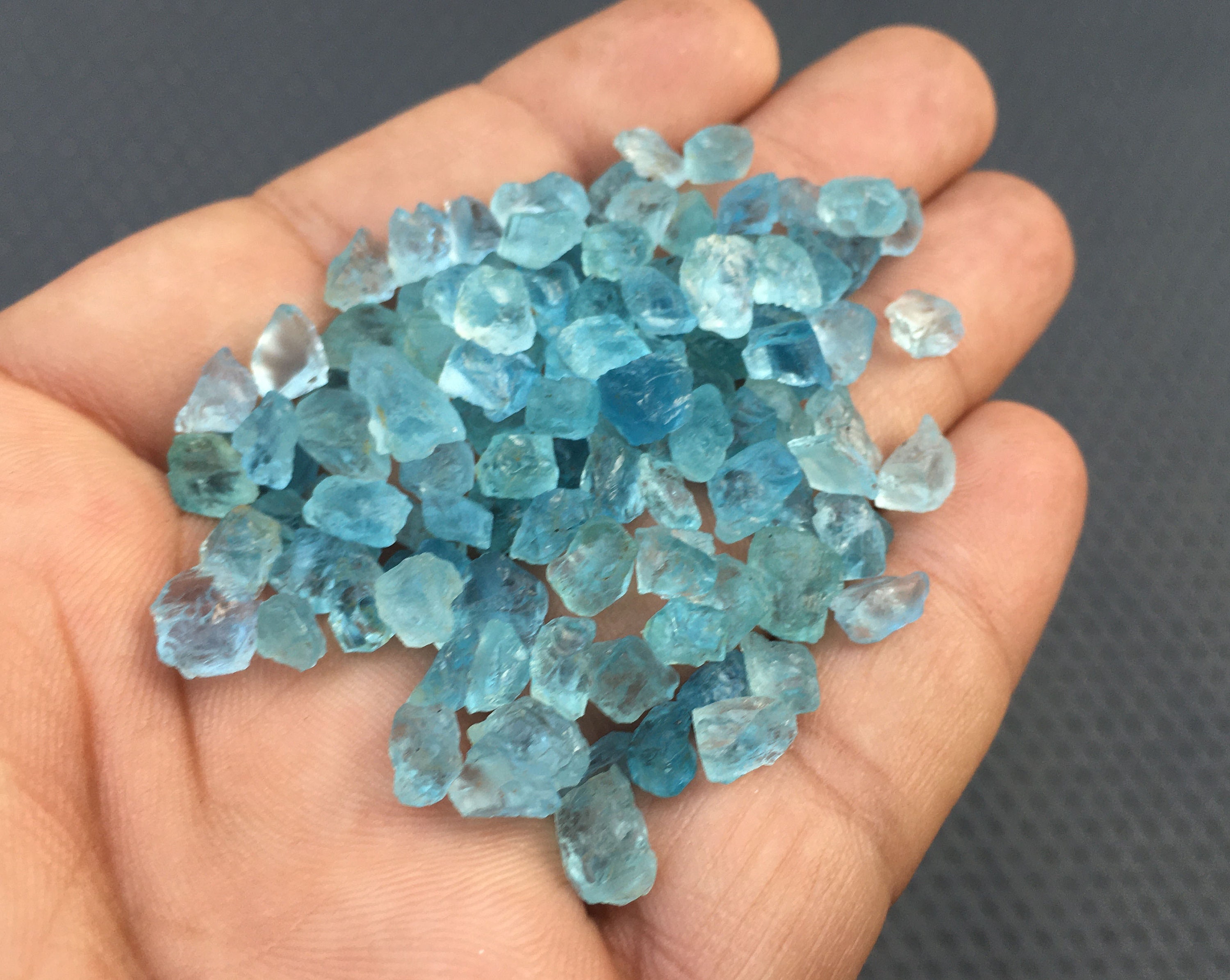 50 Pieces Aquamarine 46 MM Raw Natural Aquamarine Raw Rough Etsy