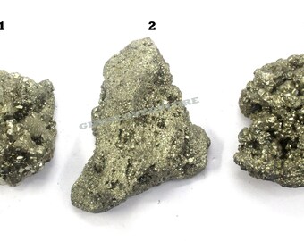 Natural Pyrite Druzy Stone: Raw Reiki Crystal Collection