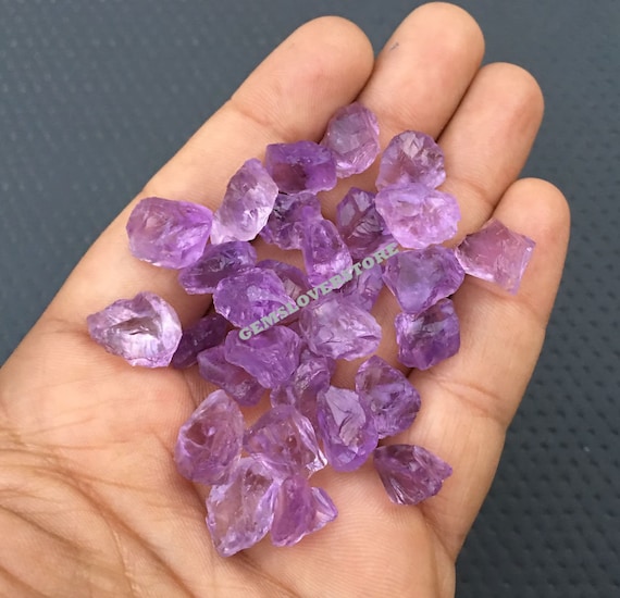 天然ピンクアメジスト原石 25個 (10～12mm) - Etsy 日本
