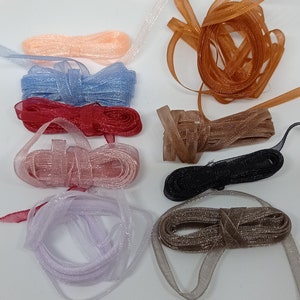 Rubans satiné organza 4mm de 1.50m