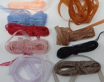 Satin ribbons organza 4mm of 1.50m