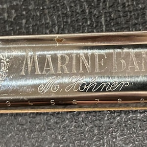Hohner Marine Band Harmonica key of C. Made in Germany