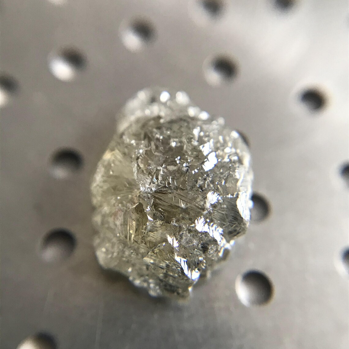 4.11ct Icy Champagne Salt and Pepper Diamond Uncut Diamond Raw Etsy