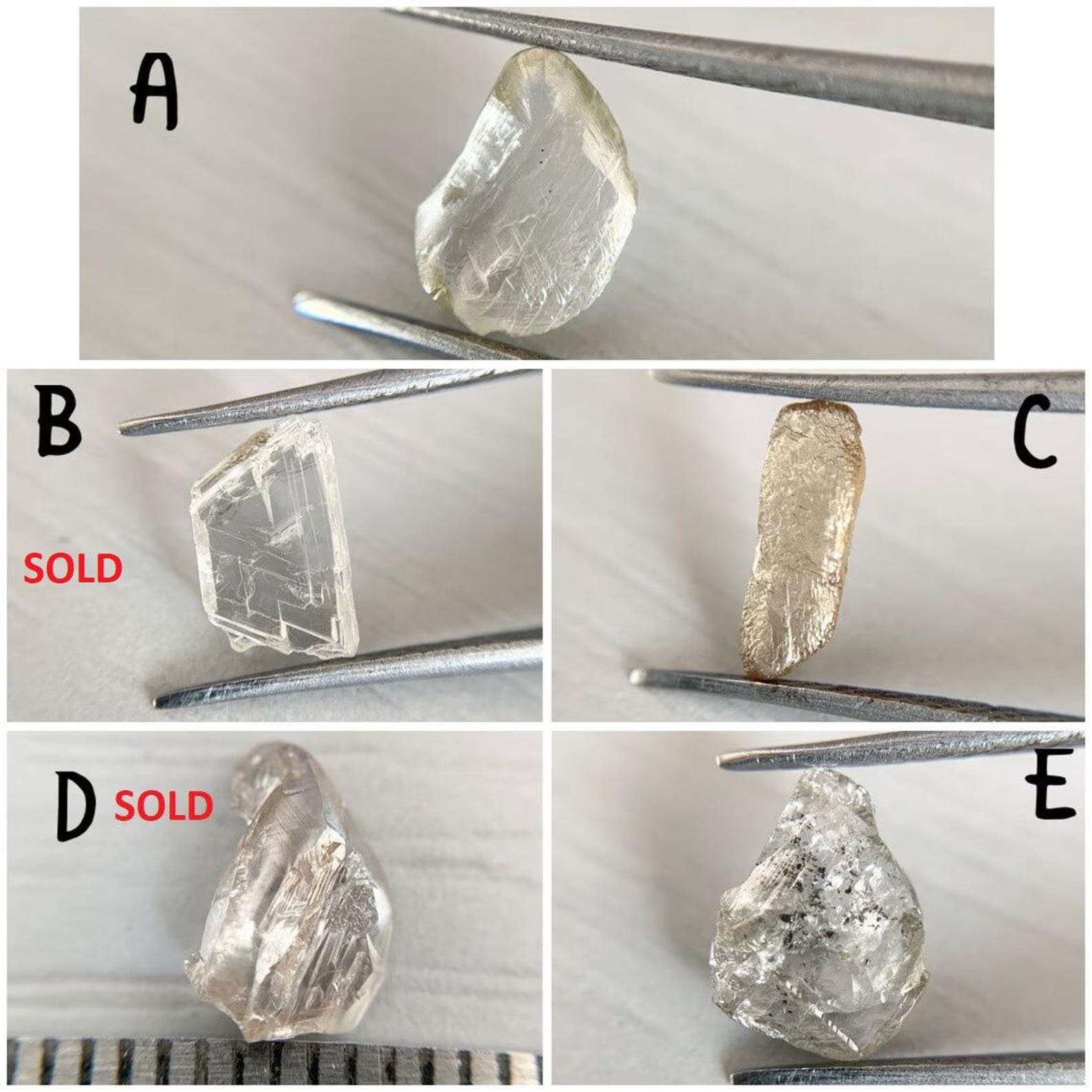 Natural Rough Diamond: Uncut Raw Diamond for Jewelry - Etsy
