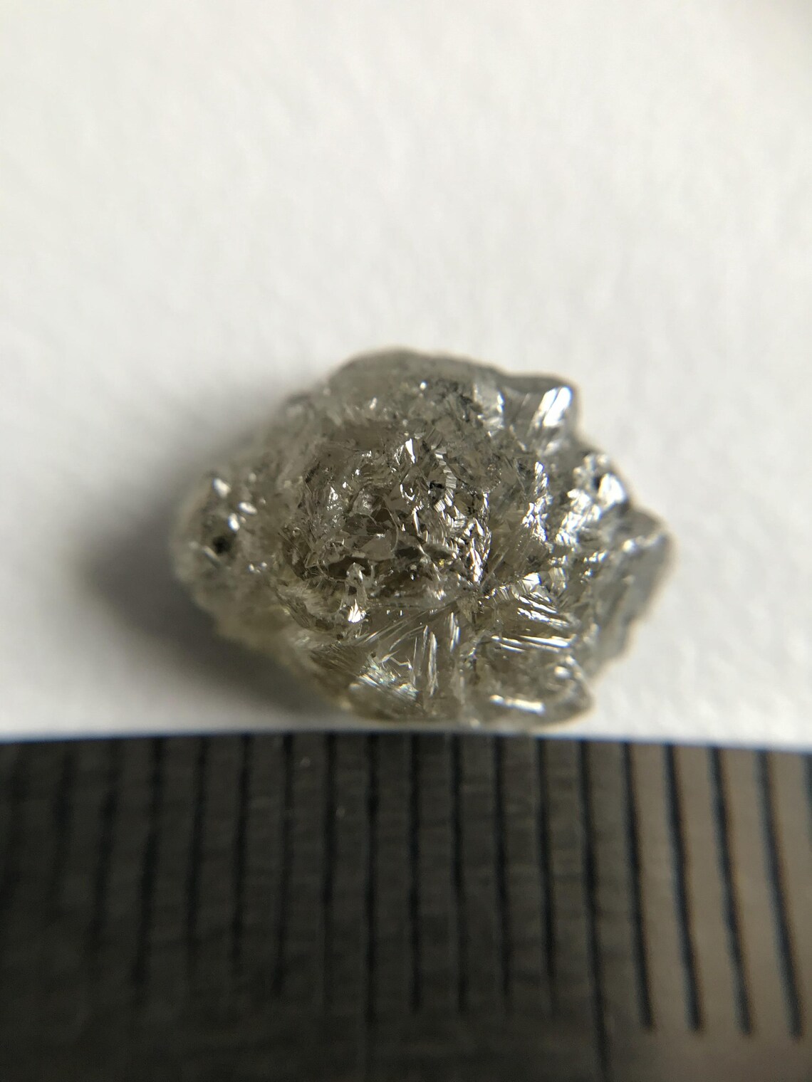 4.11ct Icy Champagne Salt and Pepper Diamond Uncut Diamond Raw Etsy