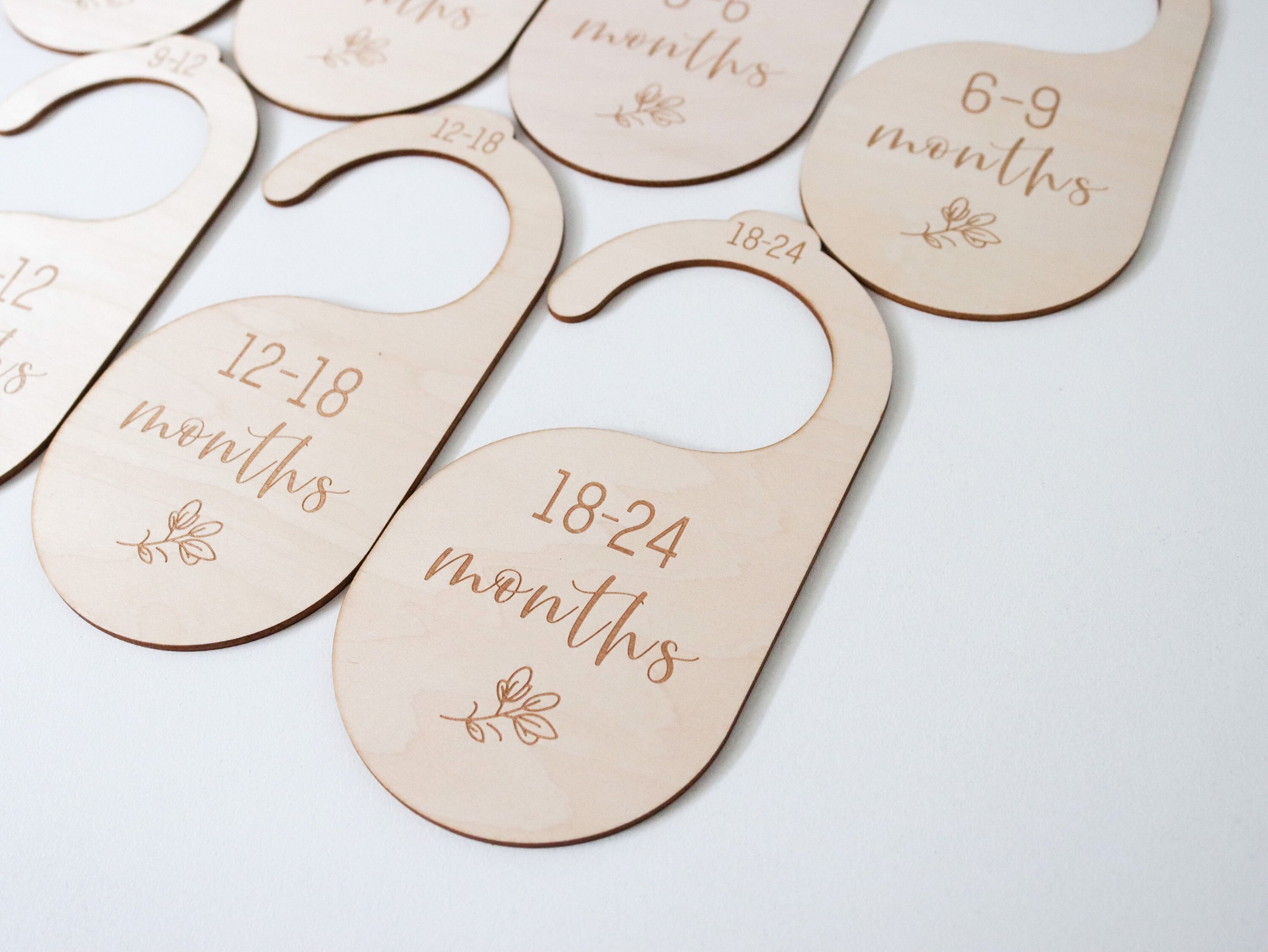 Baby Wardobe Clothes Dividers Baby Clothes Size hangers Etsy