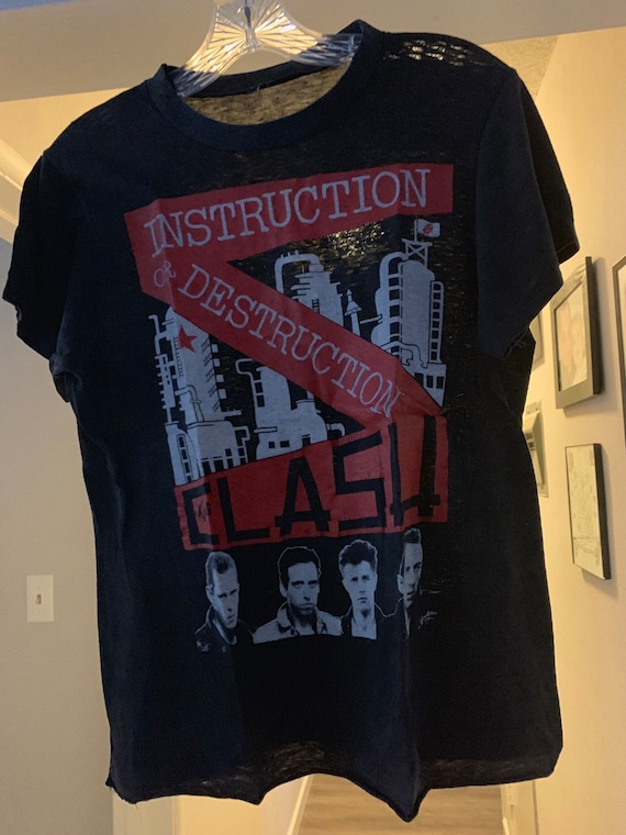 Vintage The Clash 1983 T-Shirt Super Rare