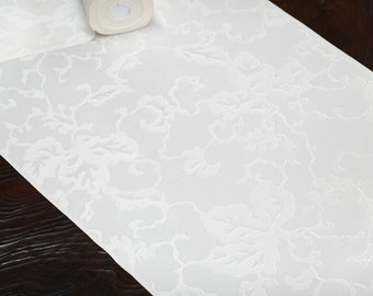Tango Chirimen Silk Complete Bolt, Roll [13m] / Finest Kimono White Silk made in Kyoto