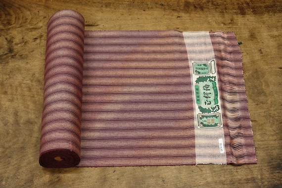 Vintage Silk Tsumugi Haori Kimono Whole Bolt (10.679 Yards