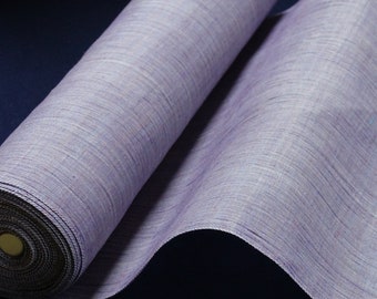 Melange Pale Purple, Omi Chijimi Ramie 100% Kimono Fabric Complete Bolt