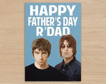 Oasis Father's Day Card | Happy Father's Day R'Dad