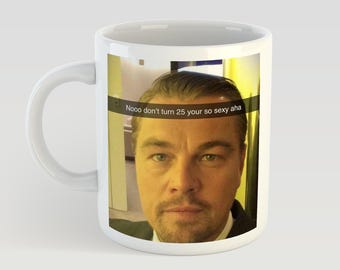 Leonardo DiCaprio 25th Birthday Meme Mug
