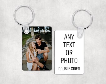Rectangular Photo Keyring – Personalised Picture Keychain