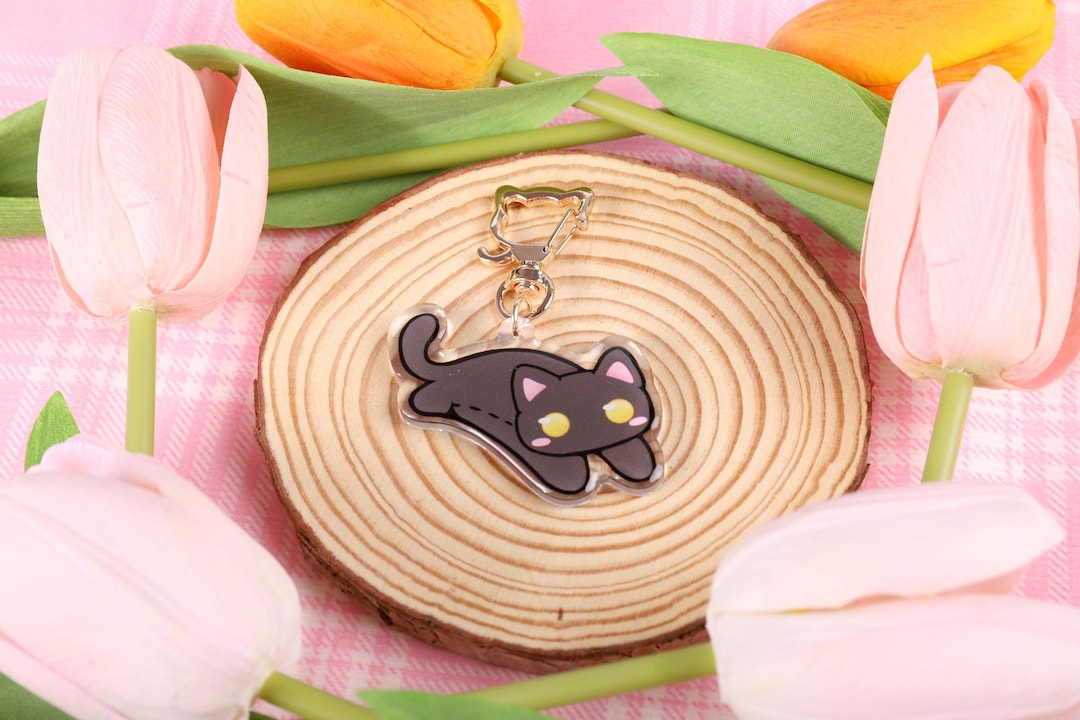 Kiki & Coco Keychain | Gaiaonline Keychain | Cat Charms - Etsy