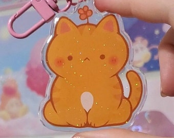 Kitty Keychain - Orange Tabby