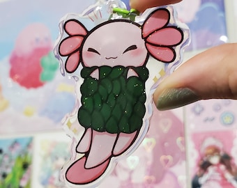 Axolotl Keychain