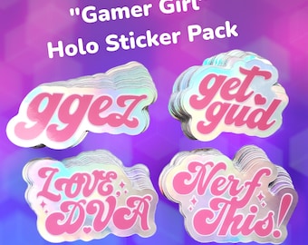 Gamer Girl sticker pack