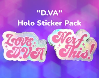 D.VA sticker pack