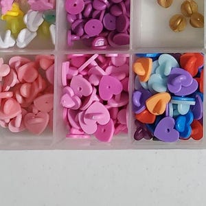 HEART Pin Backings