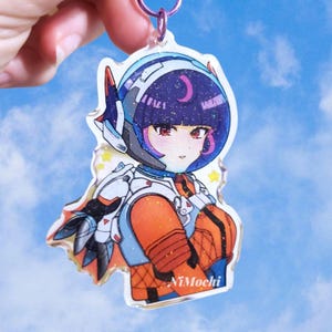 Juno Glitter Keychain