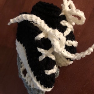 Homemade crochet ice skates!!