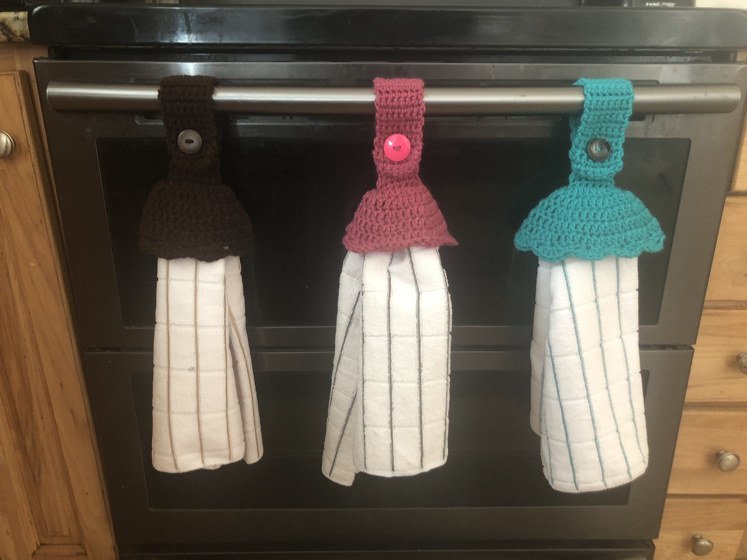 Handmade Yarn Dish Towel Holder Etsy