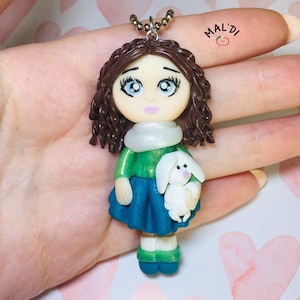 Handmade dolls made of polymer clay Fimo