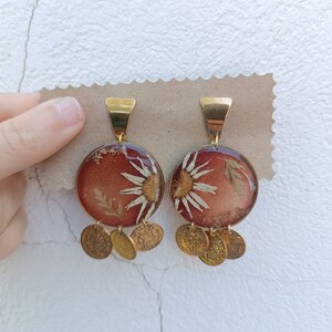 Ancient Greek Jewelry, Gold Coin Earrings, Coin jewelry for Woman, Gift for her