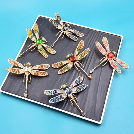 Dragonfly Brooch Large Insect Casual Party Pin Fashion Jewelry Gift For Women 