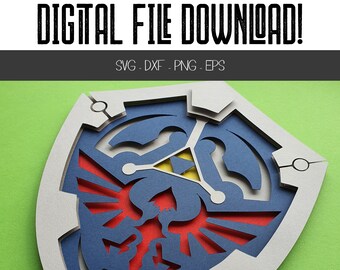 Download Free Zelda Shield Svg Etsy SVG Cut Files