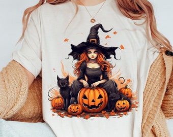 Halloween Witch Sweatshirt, Witch Shirt, Halloween Shirt, Halloween Costumes, Halloween Tees, Fall Shirt, Trick Or Treat shirt