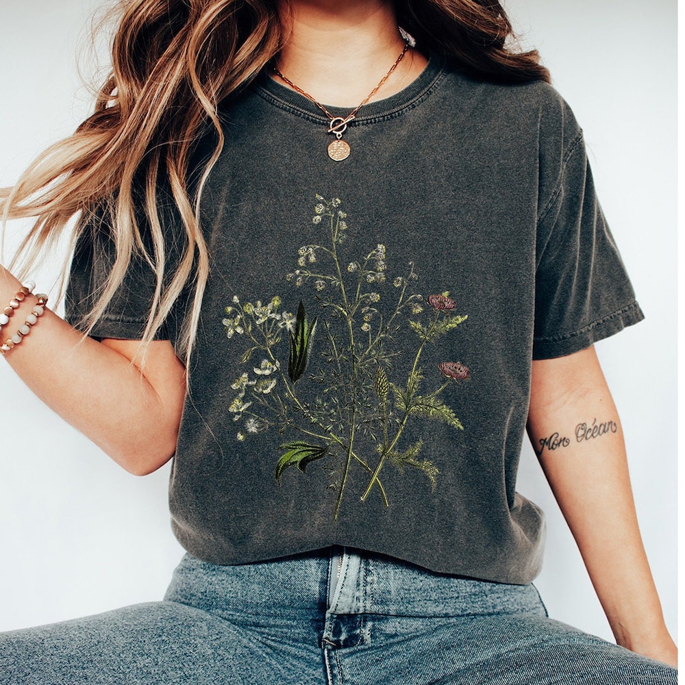 Floral Shirt, Wildflowers Shirt, Gardener Shirt, Floral Be Kind Shirt, Flowers Shirt, Garden Lover Shirt, Natural Shirt Francisco49Ers