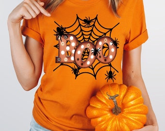 Boo Spider Web Shirt, Boo Shirt, Halloween Shirt, Pumpkin Shirt, That Witch Shirt, Halloween Costumes, Halloween Tees