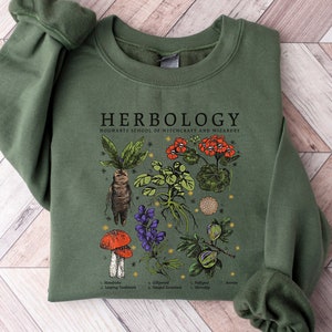 Plant Lover Sweatshirt, Flowers Shirt, Plant Lover Shirt, Cottage Core Shirt, Botanical Shirt, Dark Academia Shirt