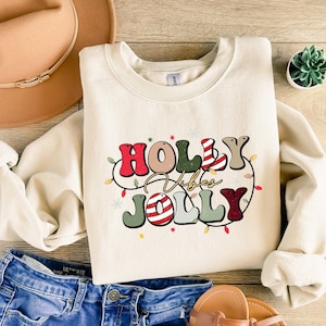 Christmas Family Matching Shirt, Holly Jolly Shirt, Christmas Sweatshirt, Christmas  Matching Shirt, Family Matching Pajama Matching Set