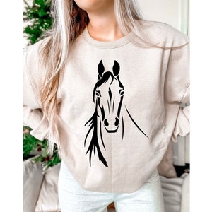 Horse Silhouette Shirt, Horse Lover, Horse Shirt, Horse Head Shirt, Farmer Shirt, Western Shirt, Country Shirt