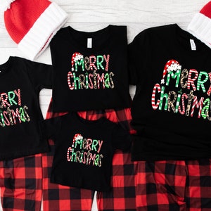 Merry Christmas Family Pajama Top, Merry Christmas Sweater, Christmas Family Matching Shirt, Merry Christmas Shirt, Christmas Tree Shirt