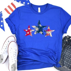 Stars Shirt, USA Shirt, America Flag Shirt, 4th of July Shirt, Patriotic Shirt, 4th Of July Family Matching, Independence  Day Shirt