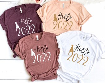 Hello 2025 Shirt, Christmas Sweatshirt, Happy New Year Shirt, Funny Christmas Shirt, Funny 2025 Shirt, Holiday Shirt, Family Matching Shirt